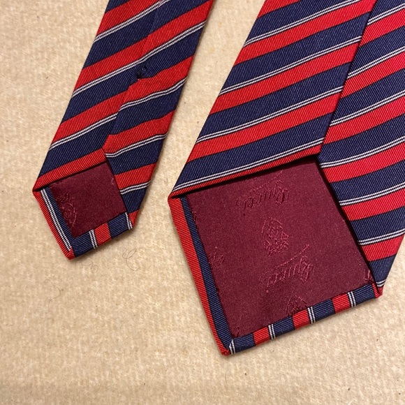 Vintage Gucci  slim silk and wool stripe tie - Picture 12 of 13
